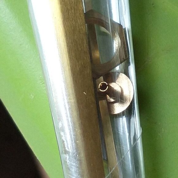 Hand Crafted Abstract  Fairy Hanging Wall Clock Analog  Vinyl Record Fluid Art - Picture 9 of 13